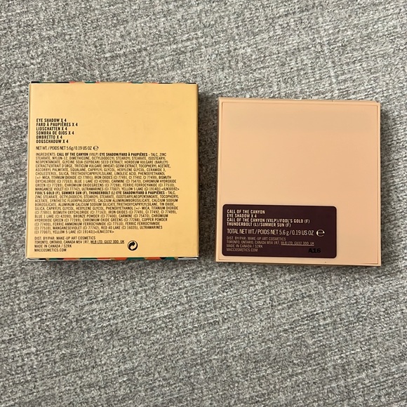 Mac Cosmetics Limited Edition Eyeshadow Quad Call of The Canyons 100% Authentic - Picture 4 of 4